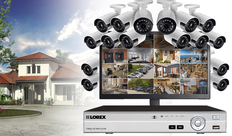 16-Camera Surveillance System